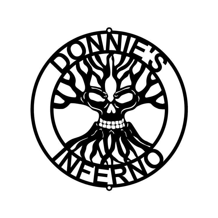 Skull Family Tree Personalized Gifts - Custom Metal Sign - GiFTiFY