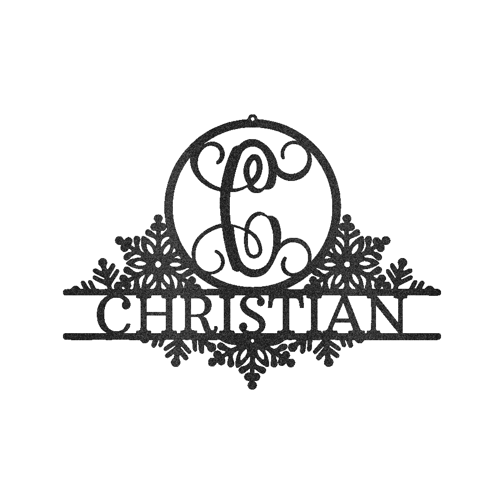 Snowfall Sign - Custom Metal Sign, Christmas Gift - GiFTiFY