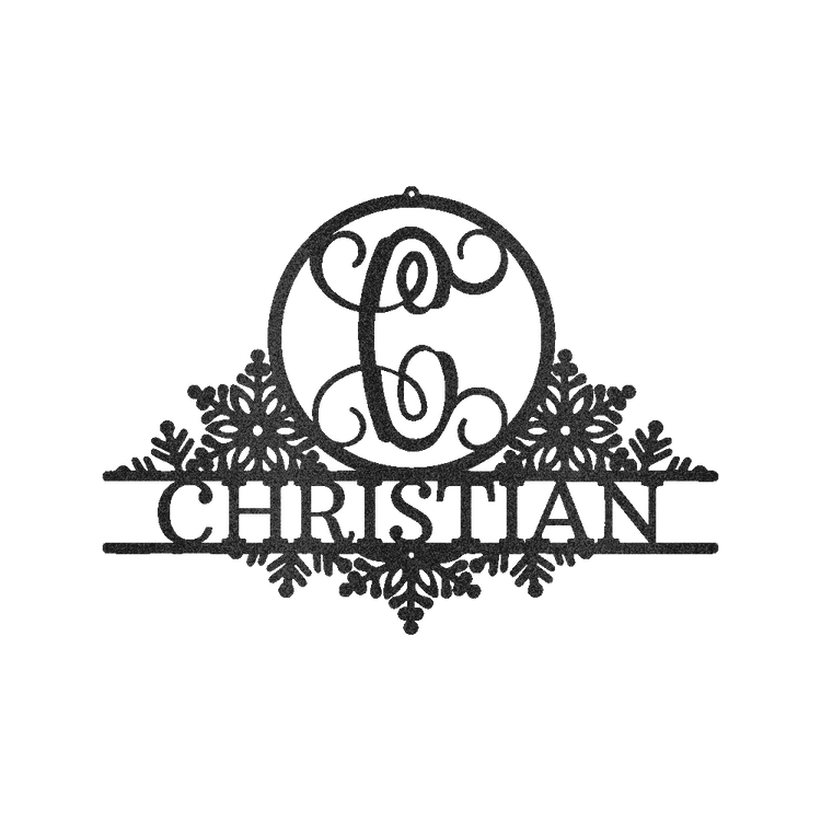 Snowfall Sign - Custom Metal Sign, Christmas Gift - GiFTiFY