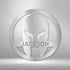 Spartan Helmet Personalized Gifts - Custom Metal Sign - GiFTiFY