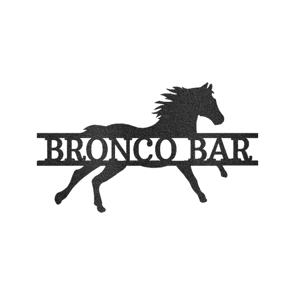 Sprinting Horse Personalized Gifts - Custom Metal Sign - GiFTiFY