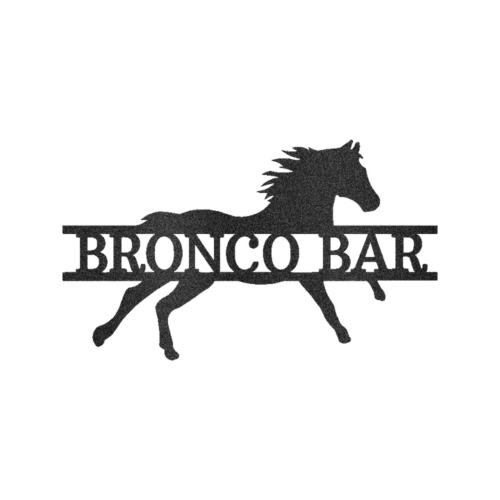 Sprinting Horse Personalized Gifts - Custom Metal Sign - GiFTiFY