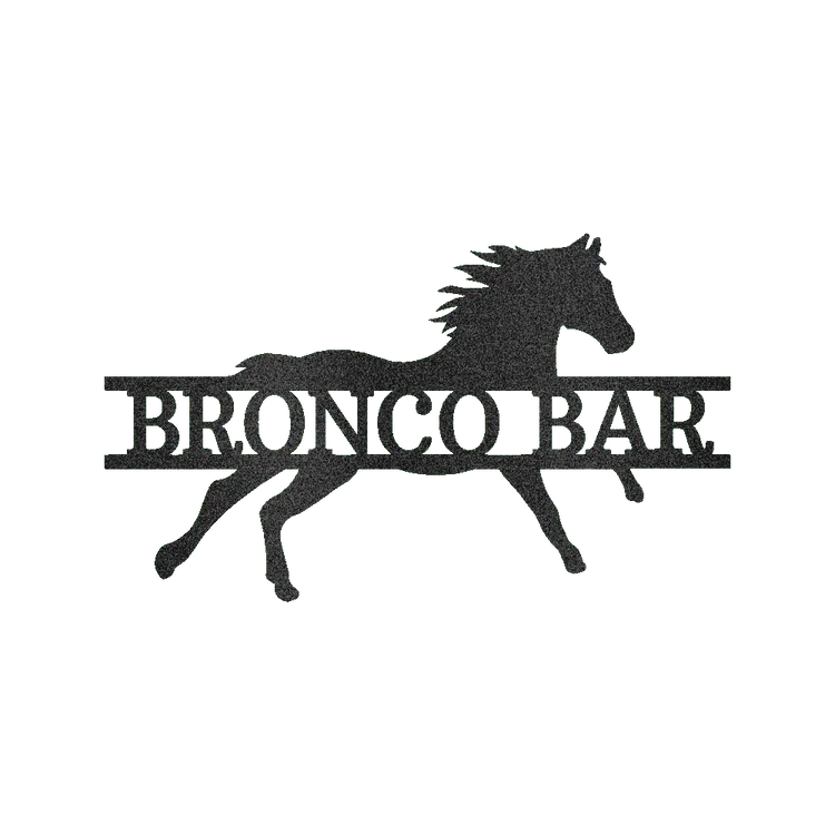 Sprinting Horse Personalized Gifts - Custom Metal Sign - GiFTiFY
