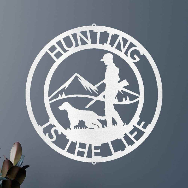 The Hunter Personalized Gifts - Custom Metal Sign - GiFTiFY