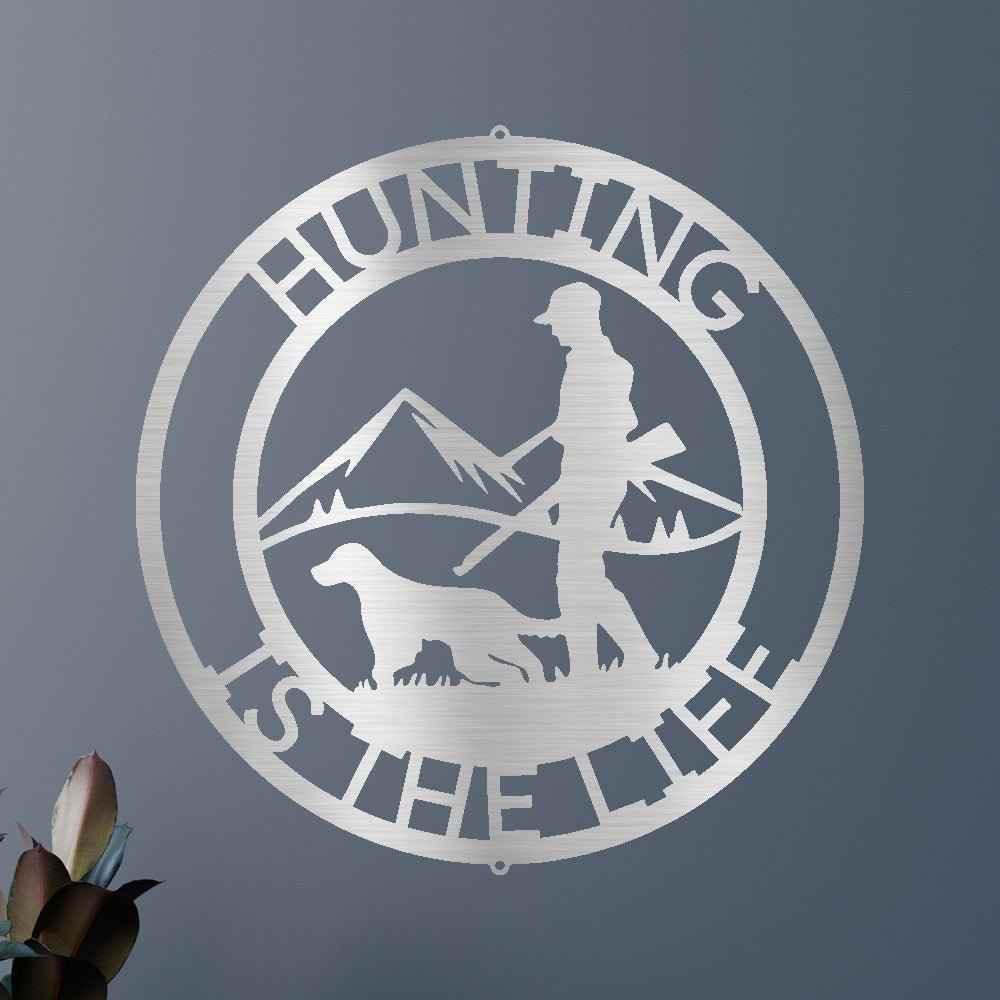 The Hunter Personalized Gifts - Custom Metal Sign - GiFTiFY