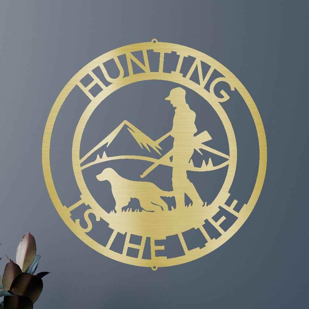 The Hunter Personalized Gifts - Custom Metal Sign - GiFTiFY
