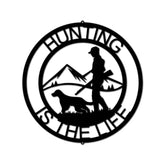 The Hunter Personalized Gifts - Custom Metal Sign - GiFTiFY