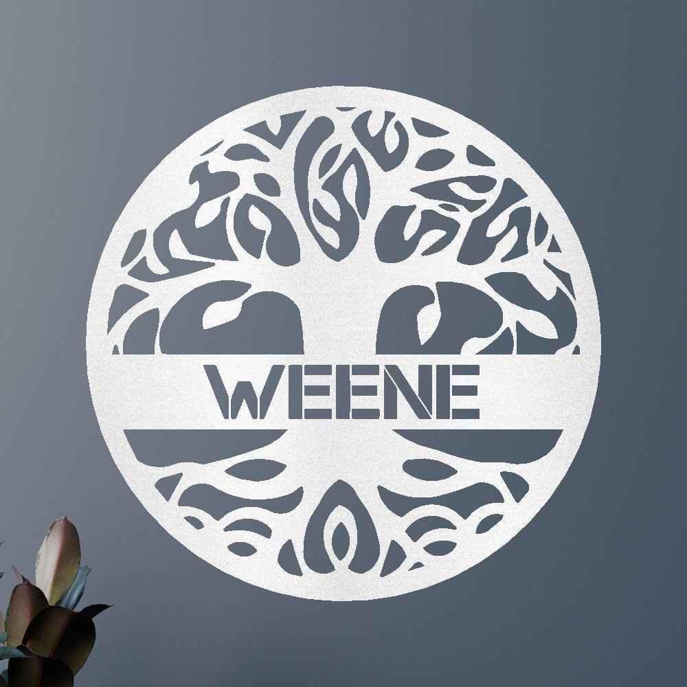 Tree of Life Sign - Custom Metal Sign, Family Tree, Wedding Present - GiFTiFY