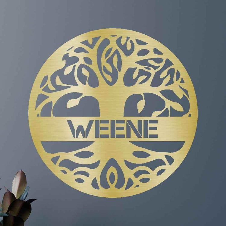 Tree of Life Sign - Custom Metal Sign, Family Tree, Wedding Present - GiFTiFY