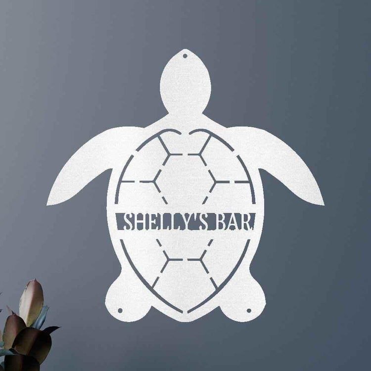 Turtle Personalized Gifts - Custom Metal Sign - GiFTiFY