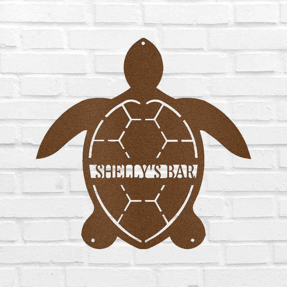 Turtle Personalized Gifts - Custom Metal Sign - GiFTiFY