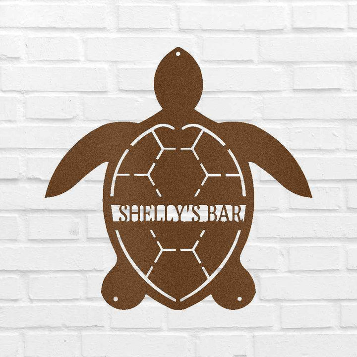 Turtle Personalized Gifts - Custom Metal Sign - GiFTiFY