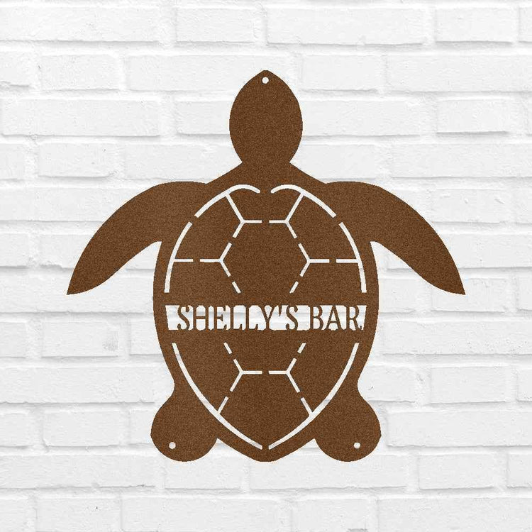Turtle Personalized Gifts - Custom Metal Sign - GiFTiFY