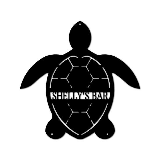 Turtle Personalized Gifts - Custom Metal Sign - GiFTiFY