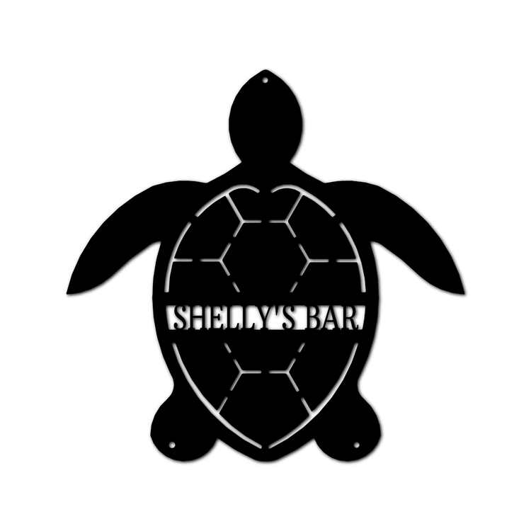 Turtle Personalized Gifts - Custom Metal Sign - GiFTiFY