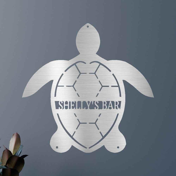 Turtle Personalized Gifts - Custom Metal Sign - GiFTiFY