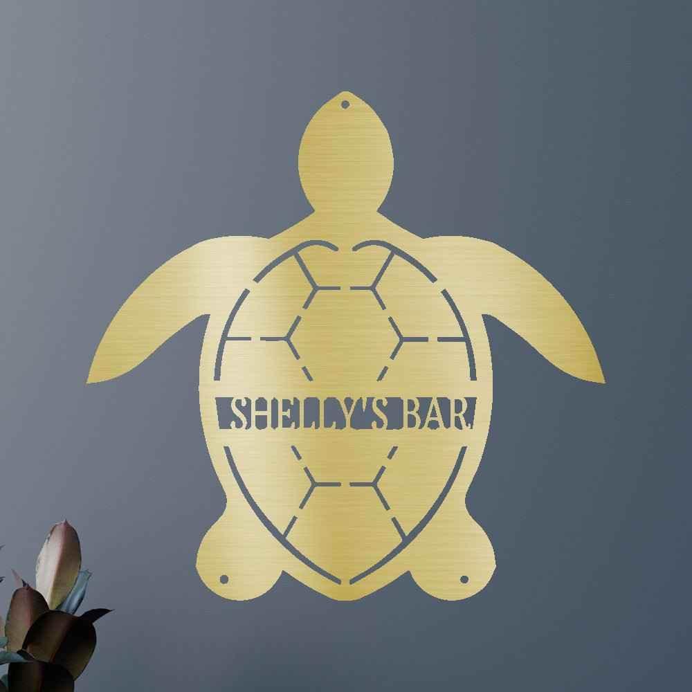 Turtle Personalized Gifts - Custom Metal Sign - GiFTiFY