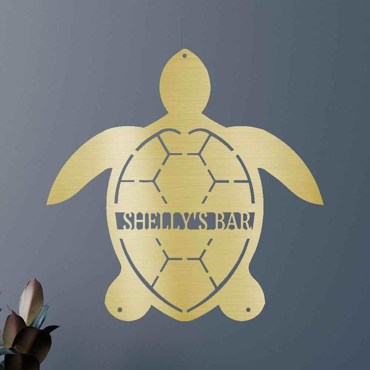 Turtle Personalized Gifts - Custom Metal Sign - GiFTiFY