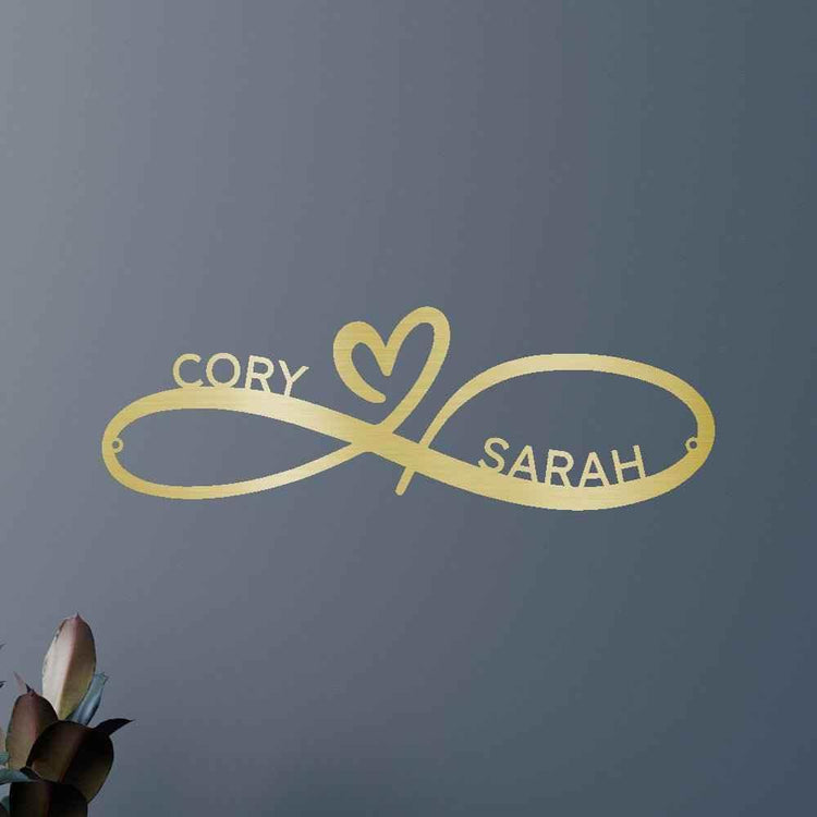 Wedding Gift Couples Personalized Gifts - Custom Metal Sign - GiFTiFY