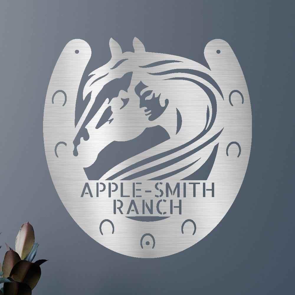 Wedding Gift Personalized Gifts - Custom Metal Sign, Horse Owner, Housewarming Gifts - GiFTiFY