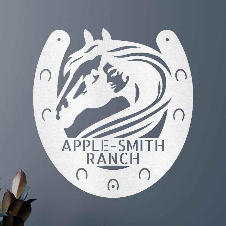 Wedding Gift Personalized Gifts - Custom Metal Sign, Horse Owner, Housewarming Gifts - GiFTiFY