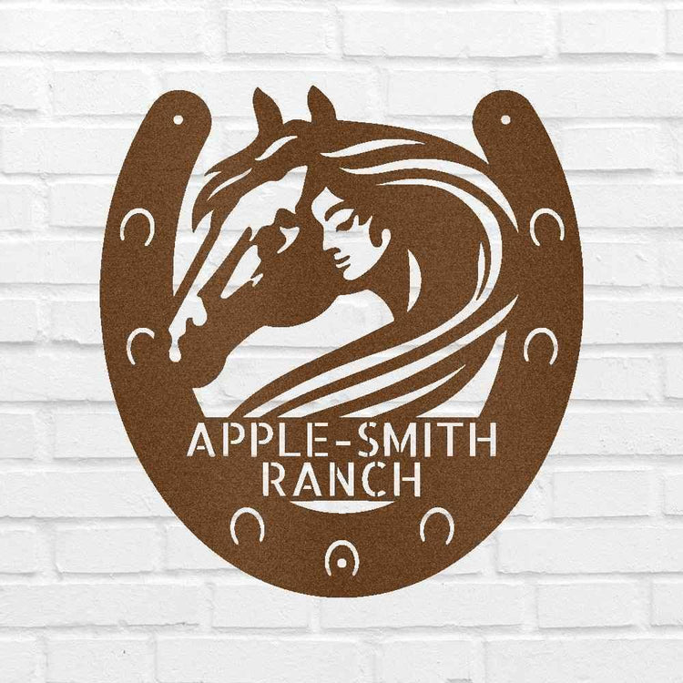 Wedding Gift Personalized Gifts - Custom Metal Sign, Horse Owner, Housewarming Gifts - GiFTiFY