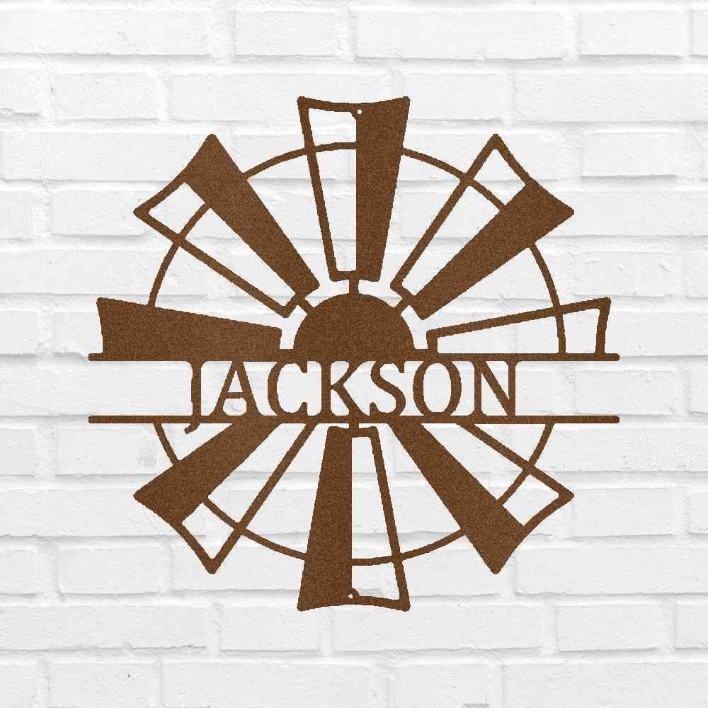 Windmill Personalized Gifts - Custom Metal Sign - GiFTiFY