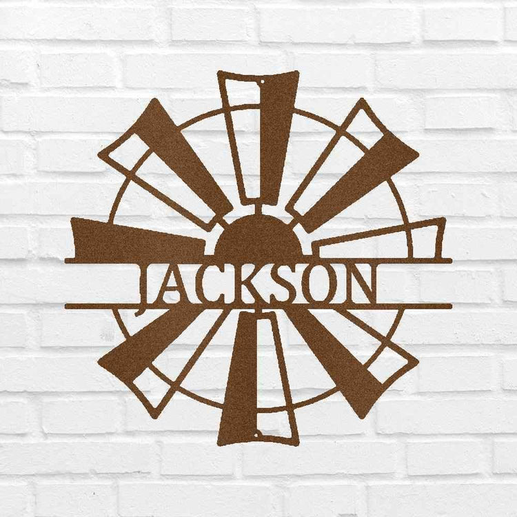 Windmill Personalized Gifts - Custom Metal Sign - GiFTiFY
