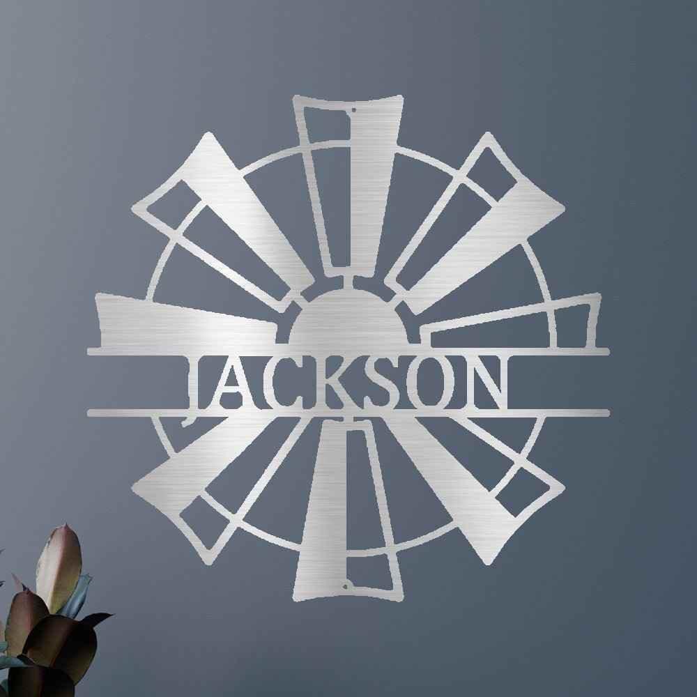 Windmill Personalized Gifts - Custom Metal Sign - GiFTiFY
