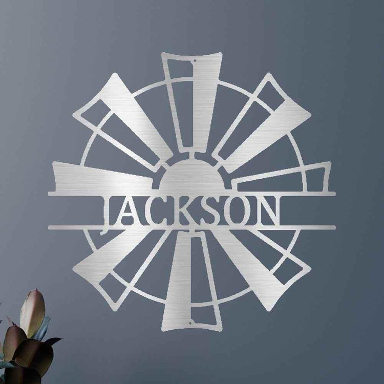 Windmill Personalized Gifts - Custom Metal Sign - GiFTiFY