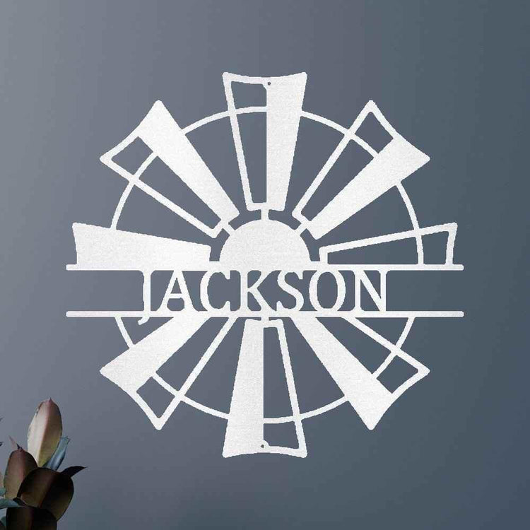 Windmill Personalized Gifts - Custom Metal Sign - GiFTiFY