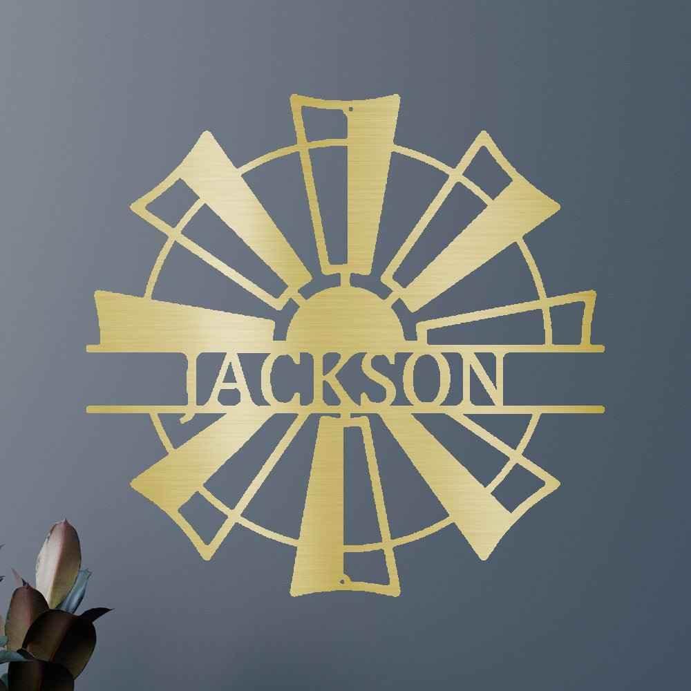 Windmill Personalized Gifts - Custom Metal Sign - GiFTiFY