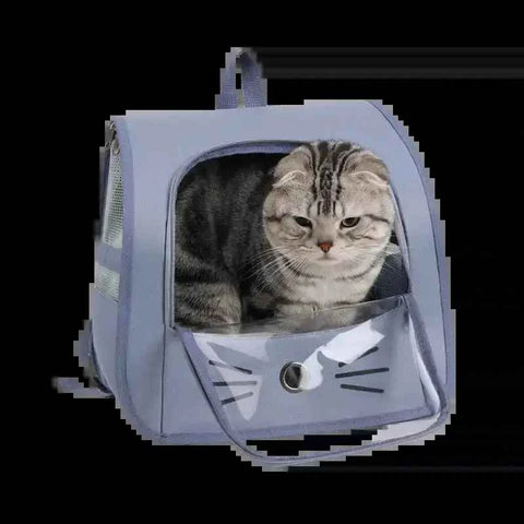 Pet Cat Carrier Bag Cat Backpack Outdoor Breathable Portable Shoulders Bag For Cats Small Dogs Transport Carrier