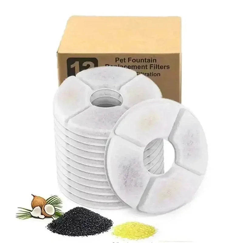 Pet Drinking Fountain with 12pcs Replacement Filters Filters by DSERS