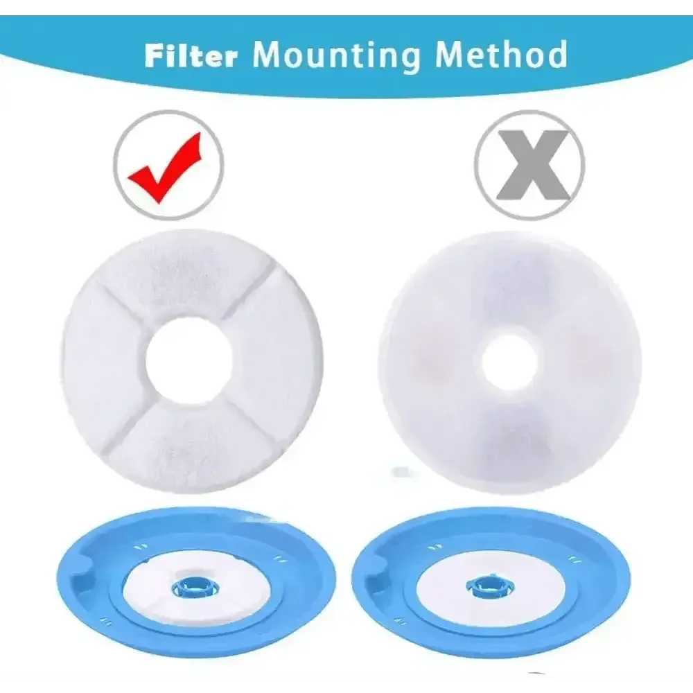 Pet Drinking Fountain with 12pcs Replacement Filters Filters by DSERS