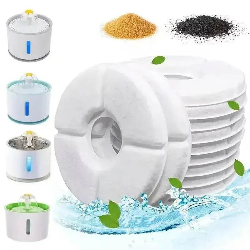 Pet Drinking Fountain with 12pcs Replacement Filters Filters by DSERS