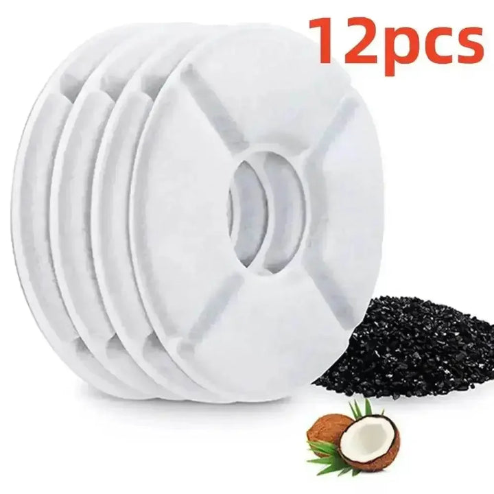 Pet Drinking Fountain with 12pcs Replacement Filters - GiFTiFY