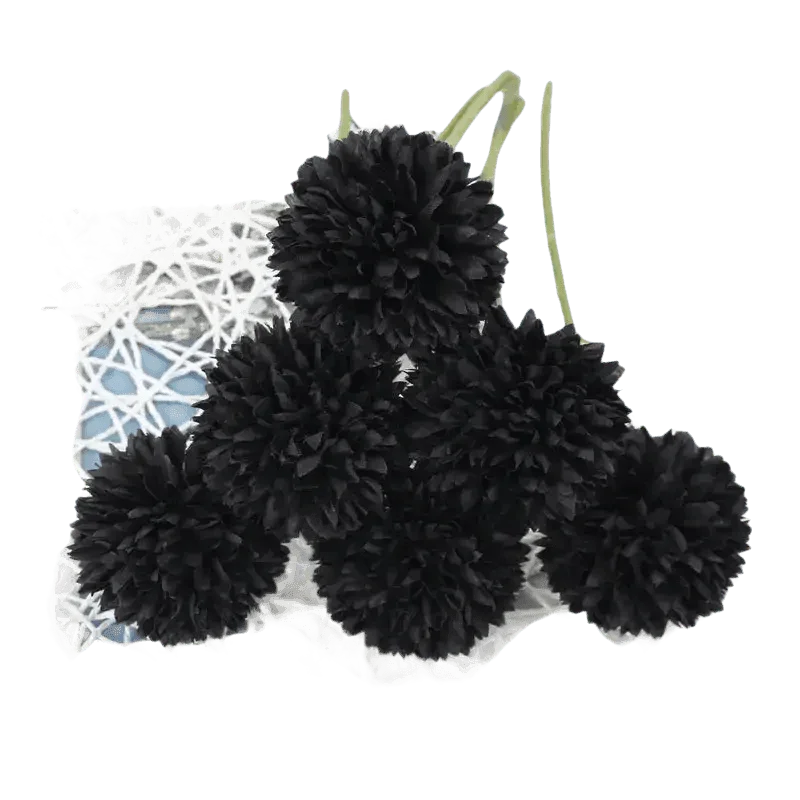 Pink and White Silk Kiku Flowers Bouquet - GiFTiFY