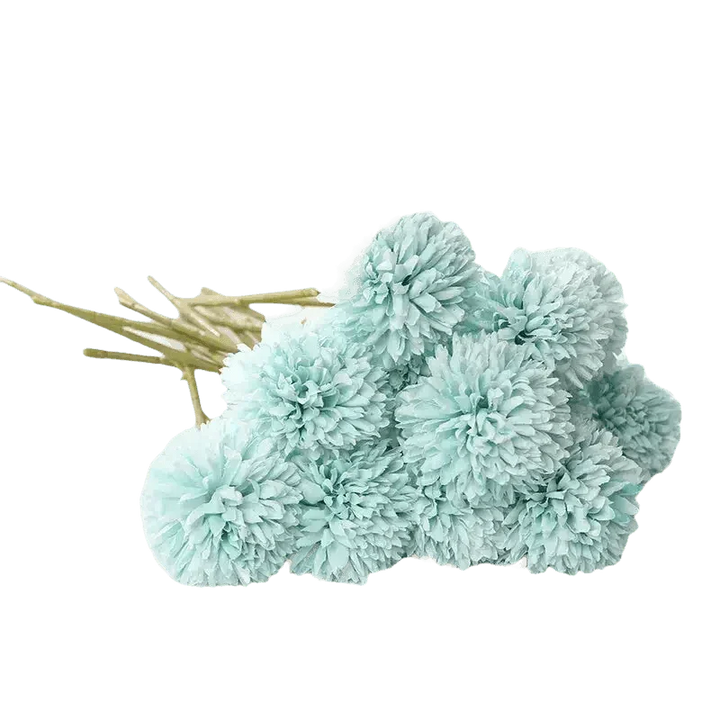 Pink and White Silk Kiku Flowers Bouquet - GiFTiFY