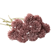 Pink and White Silk Kiku Flowers Bouquet