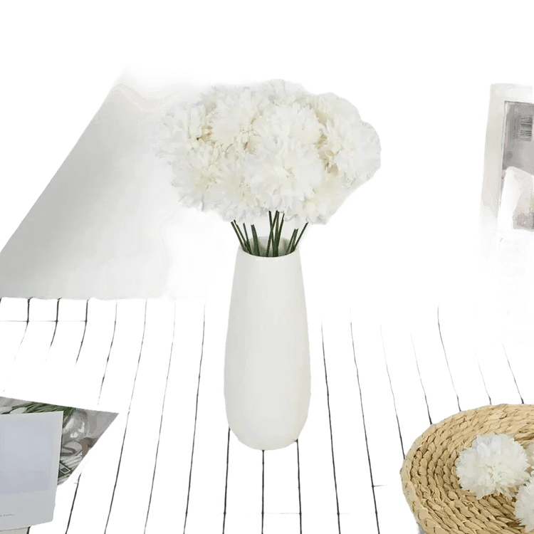 Pink and White Silk Kiku Flowers Bouquet - GiFTiFY