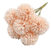 Pink and White Silk Kiku Flowers Bouquet - GiFTiFY