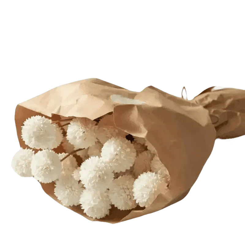 Pink and White Silk Kiku Flowers Bouquet - GiFTiFY