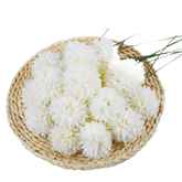 Pink and White Silk Kiku Flowers Bouquet - GiFTiFY