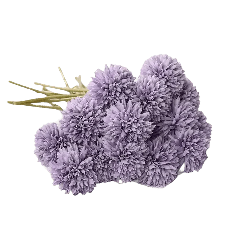 Pink and White Silk Kiku Flowers Bouquet - GiFTiFY