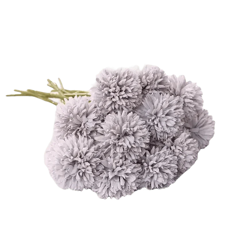 Pink and White Silk Kiku Flowers Bouquet - GiFTiFY