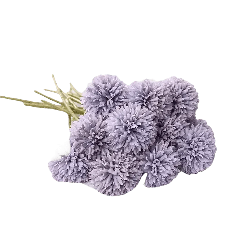 Pink and White Silk Kiku Flowers Bouquet - GiFTiFY