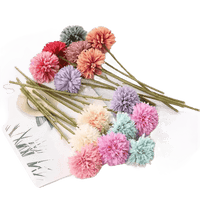Pink and White Silk Kiku Flowers Bouquet