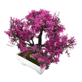 Pink Bonsai Small Tree Pot Artificial Plant - GiFTiFY