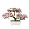 Pink Bonsai Small Tree Pot Artificial Plant - GiFTiFY